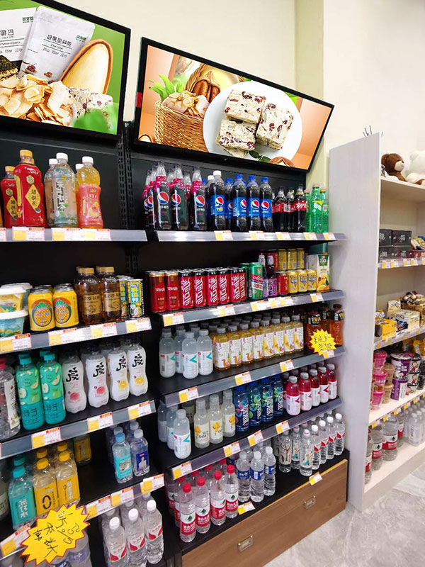 石家莊零食貨架批發,休閑零食貨架價格,單面零食貨架