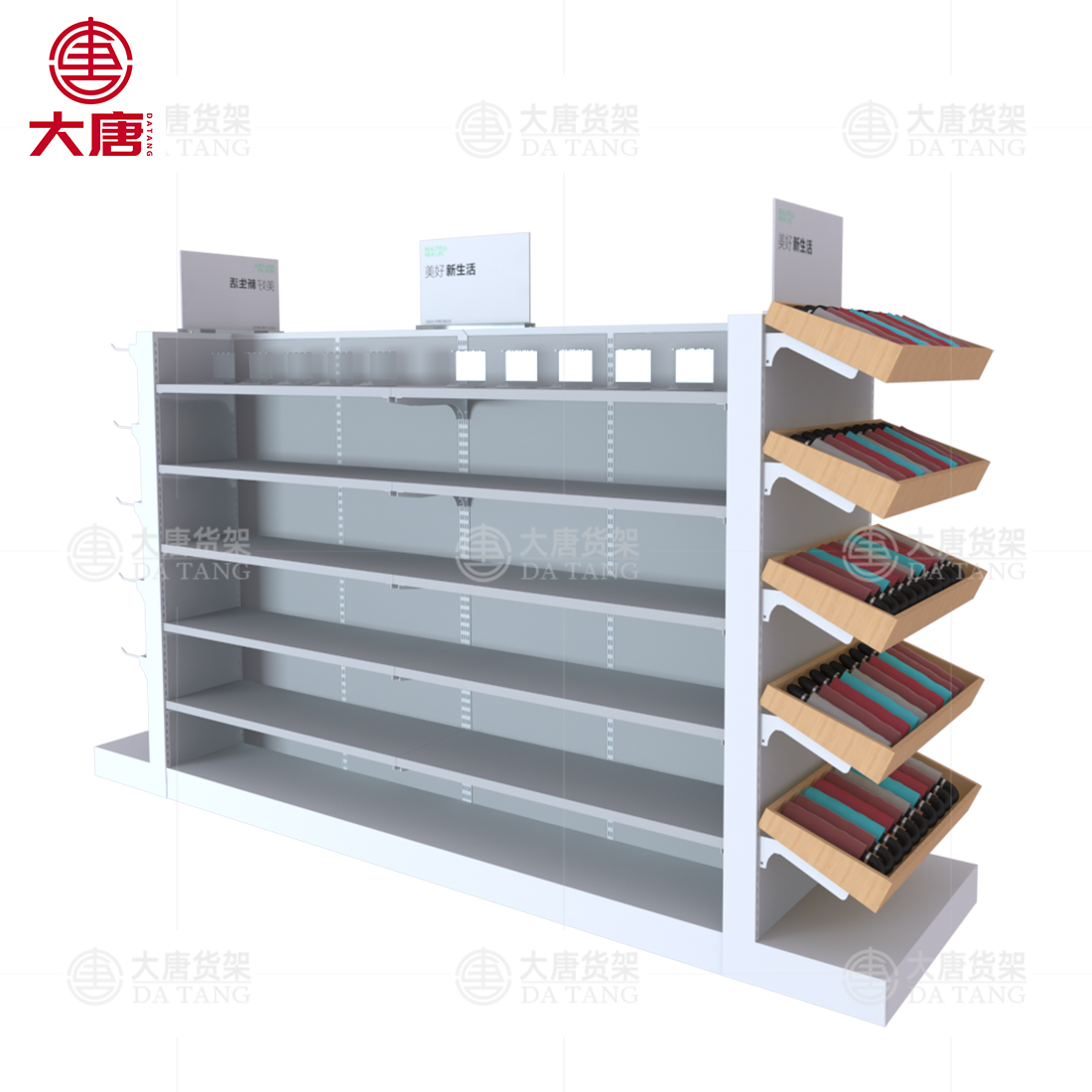 新疆定制小百貨貨架,定制精品貨架,10元店貨架,大唐貨架廠