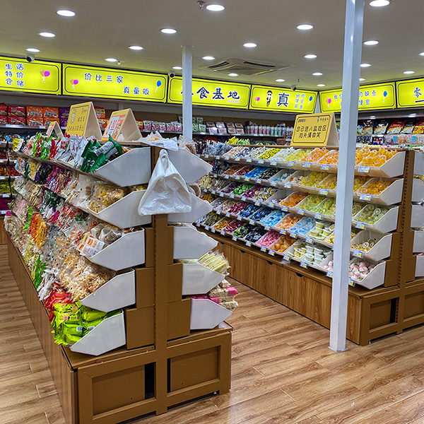 包頭廣州大唐貨架廠零食系列貨架陳列架