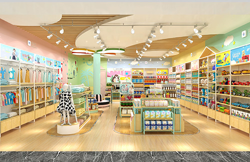遼寧【母嬰貨架】孕嬰店門店選址的技巧_大唐展示貨架廠
