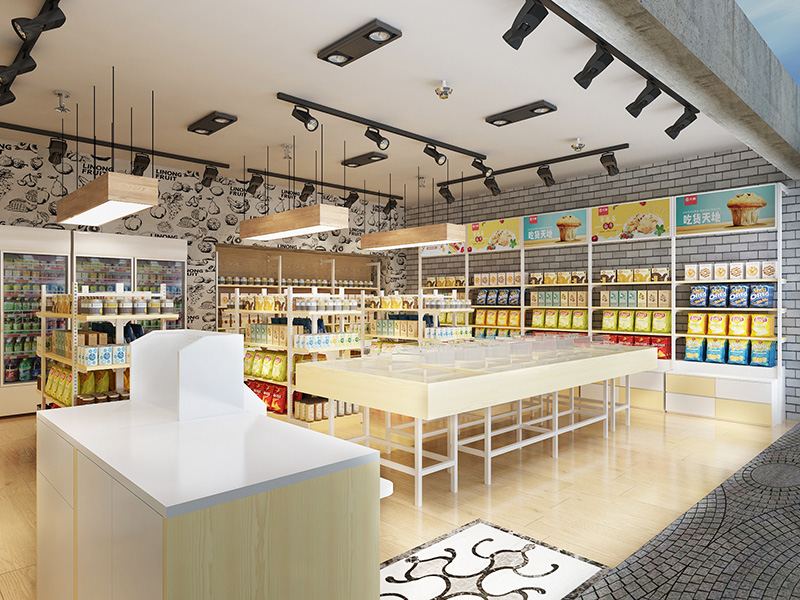 巴彥淖爾零食展架廠家,零食貨柜廠家,零食展示柜定制