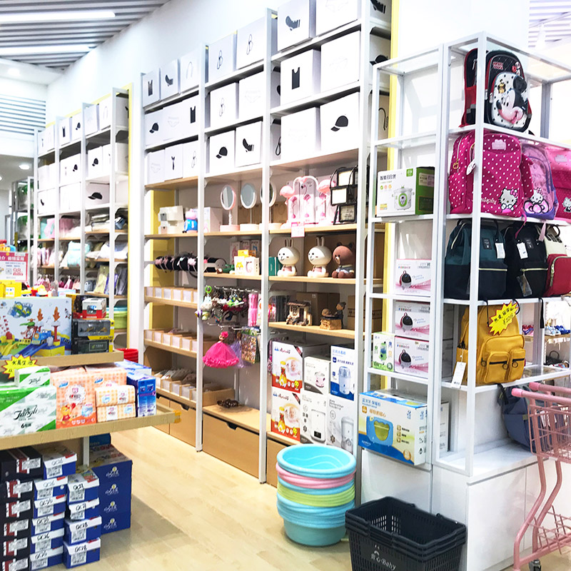 柳州母嬰店貨架展示柜
