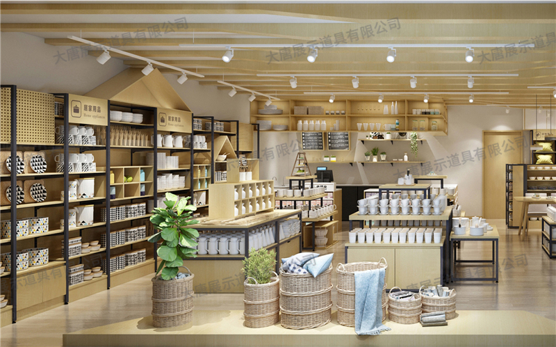 大興安嶺地家居百貨店貨架,鋼木貨架,商品展示貨架 大興安嶺地家居百貨店貨架,鋼木貨架,商品展示貨架