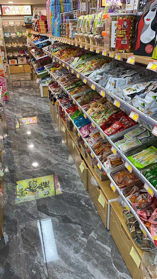 安徽大唐展示貨架,小食品陳列架,小零食店貨架