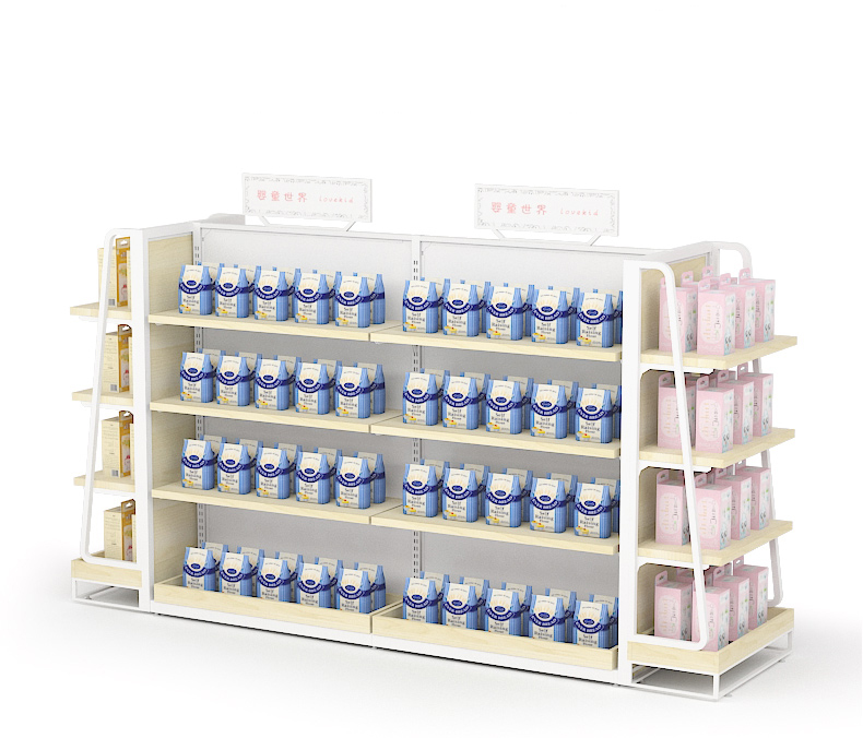 安徽母嬰店貨架,孕嬰店陳列架,定制孕嬰店貨架廠家
