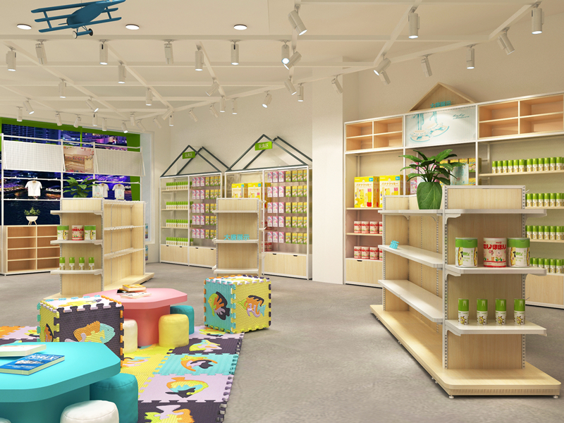 婁底母嬰貨架廠家,母嬰展示架廠家,母嬰陳列架定制