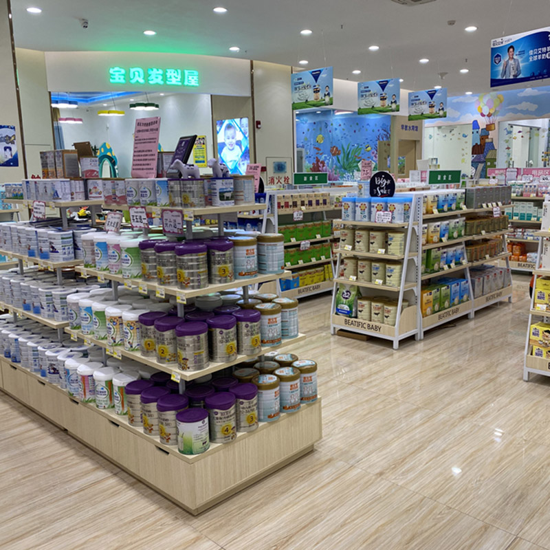 山東嬰童店陳列展示貨架