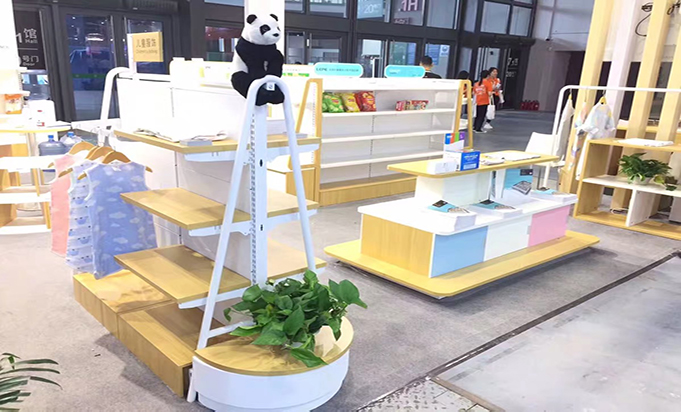 東莞嬰童用品店貨架案例展示