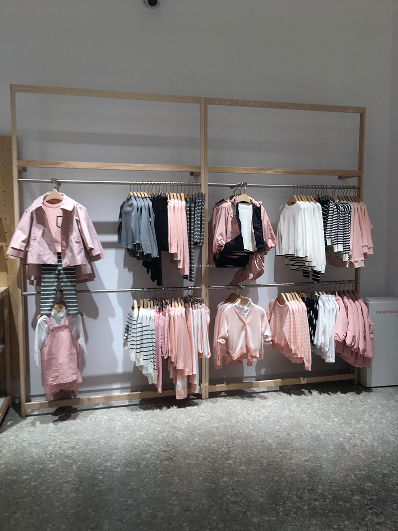 賀州小型服裝店貨架