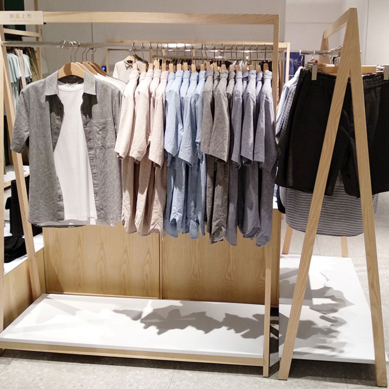 賀州小型服裝店貨架