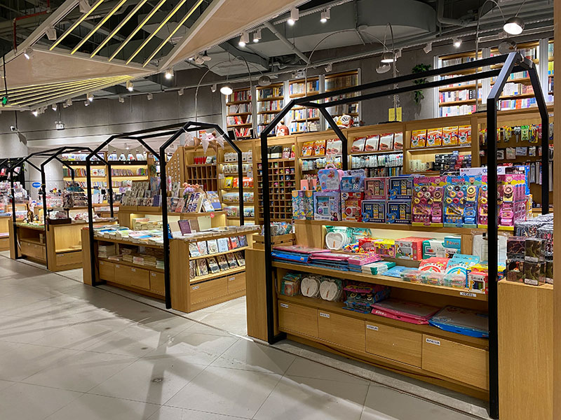 重慶得力文具店貨架,文體用品貨架,晨光文具展柜