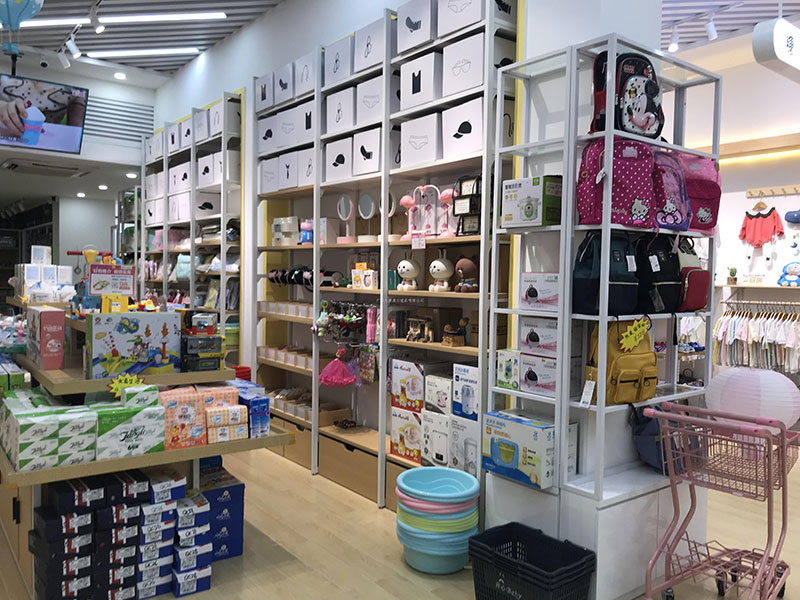 梅州母嬰貨架定做 廠家，母嬰貨架定做,孕嬰展示架批發(fā)
