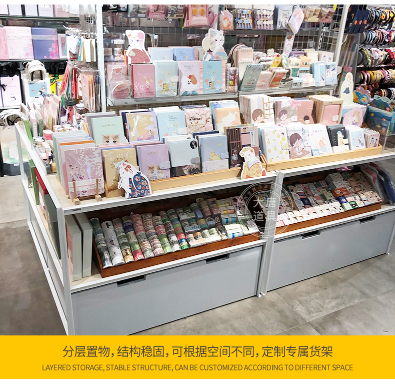 赤峰三元店三層展示架[大唐展示]_定制展示柜_飾品店|精品店|零食店貨架廠家