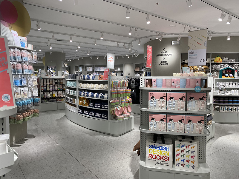 哈爾濱精品店陳列架,諾米貨架,定制精品店貨架廠家