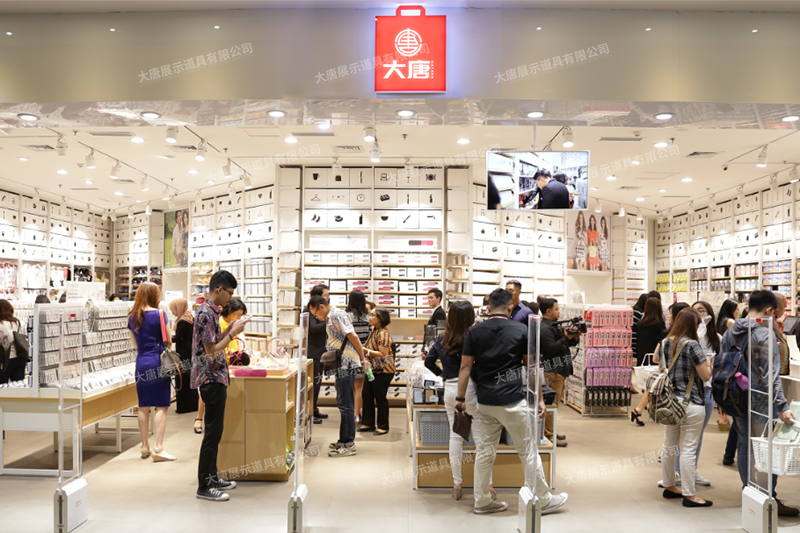 四川名創優品貨架,名創優品貨架定制,定制展示柜,展示貨架