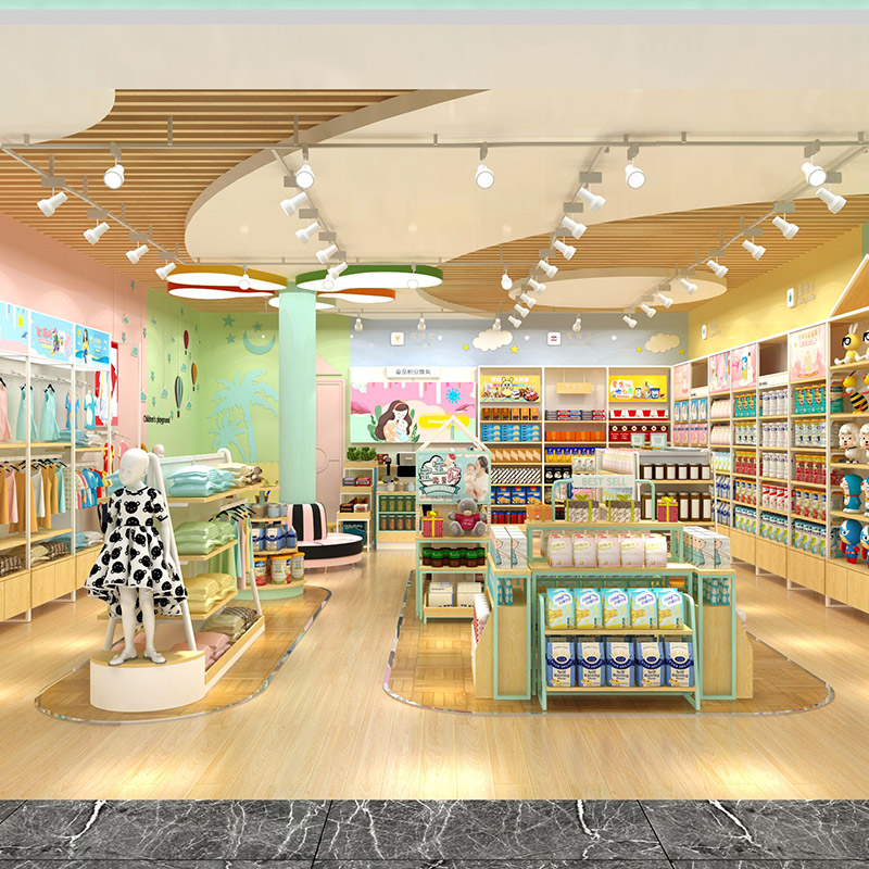 蘿崗母嬰用品貨架展示架