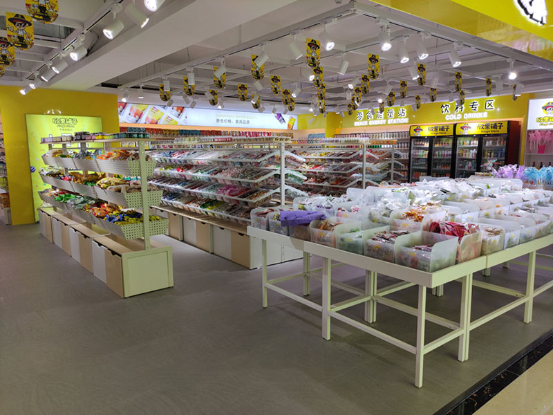 銀川散裝食品貨架,小零食貨架,零食架,大唐展示架
