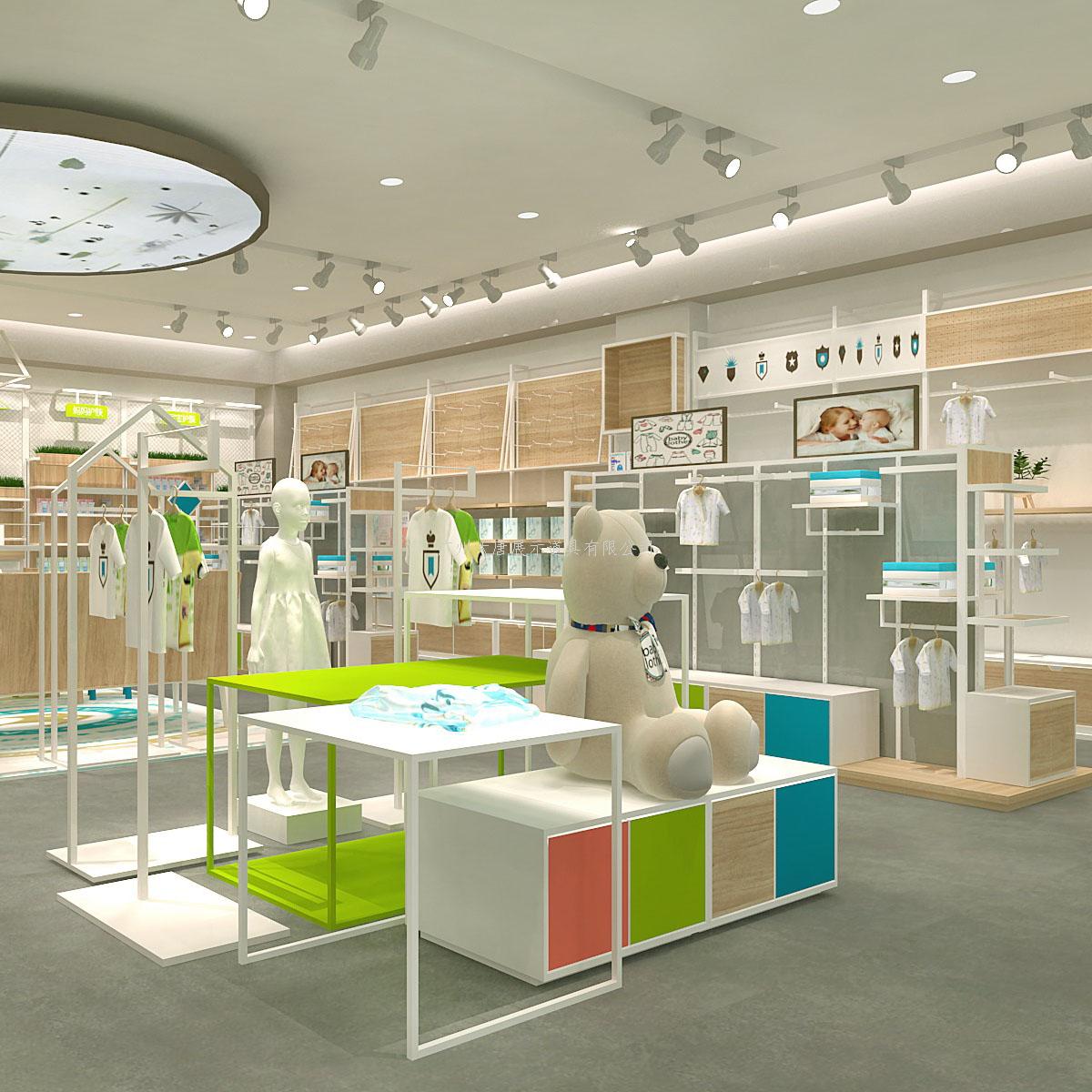 番禺母嬰店貨架嬰兒用品展示架