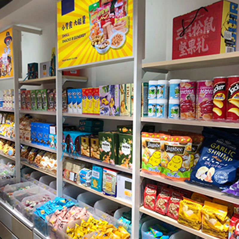 呼和浩特廣州大唐展示零食店系列貨架效果展示