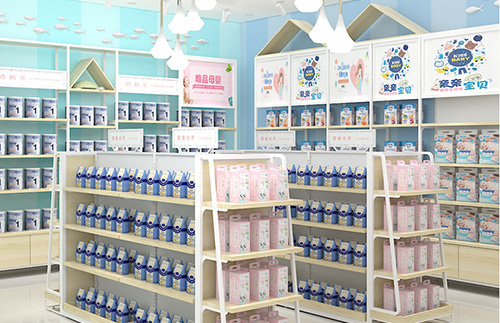母嬰店不同的區(qū)域要怎樣布置陳列