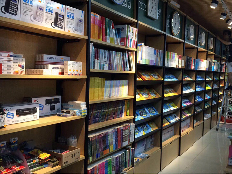 佛山定制文體展示架廠家,文具店陳列柜,晨光貨架,大唐展示架