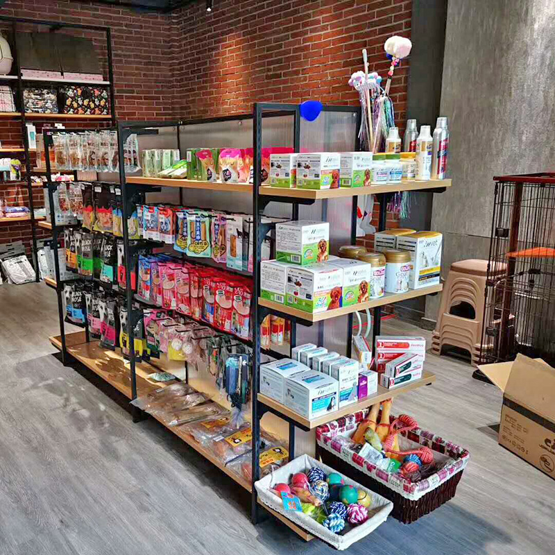 邯鄲黑色名創(chuàng)中島雙面架展示中島簡易貨架