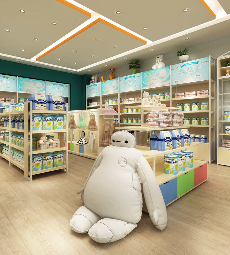 遂寧母嬰貨架廠家,母嬰展示架廠家,母嬰陳列架定制