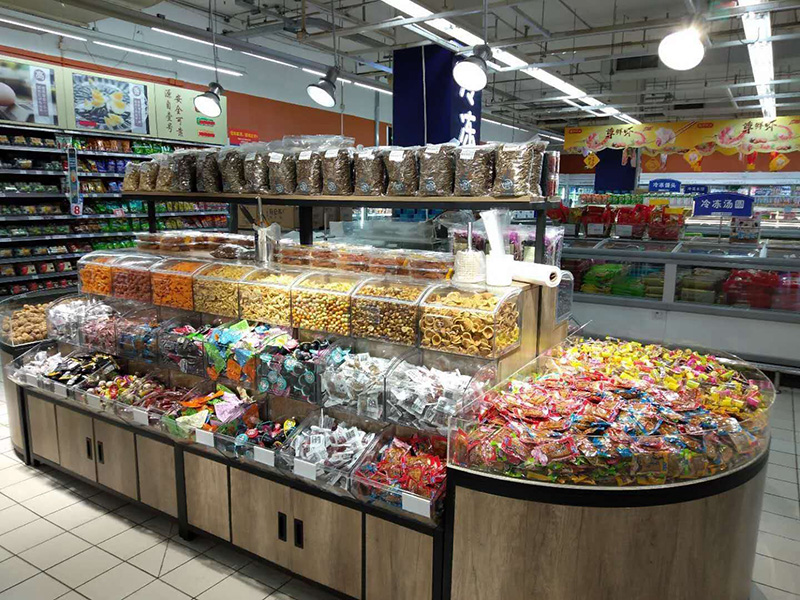 遂寧超市零食貨架,小食品店陳列架,休閑零食展示架