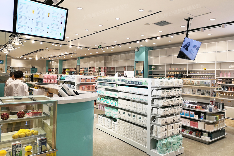 宣城精品店貨架，NOME貨架，諾米陳列架，大唐展示貨架，北歐風(fēng)貨架，三元店貨架