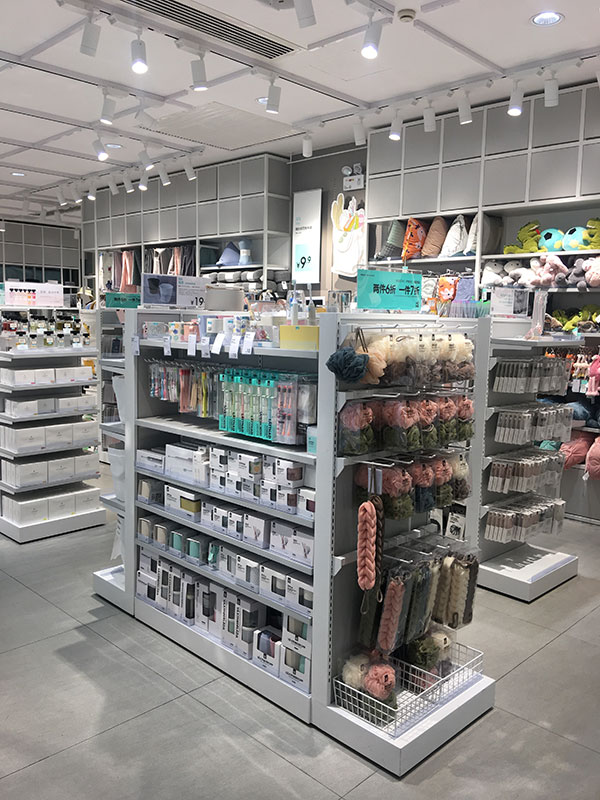 保定諾米展示柜,母嬰展示架，精品百貨展示架