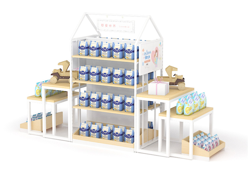 荔灣定制孕嬰店陳列柜,母嬰店陳列柜,母嬰貨架