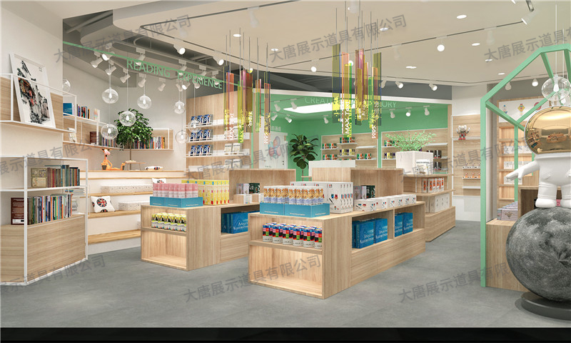 廣西文體店貨架,文具店貨架,鋼木貨架